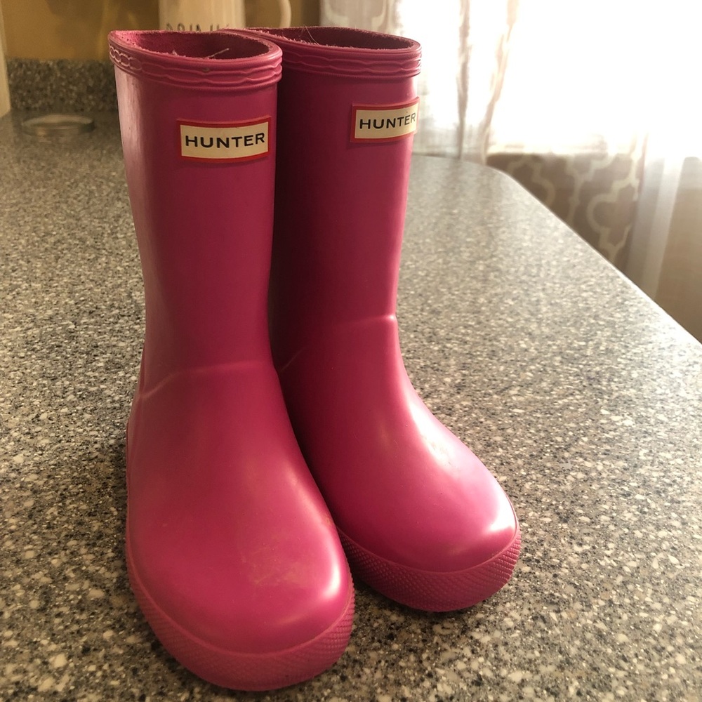 HUNTER boots Pink size 11